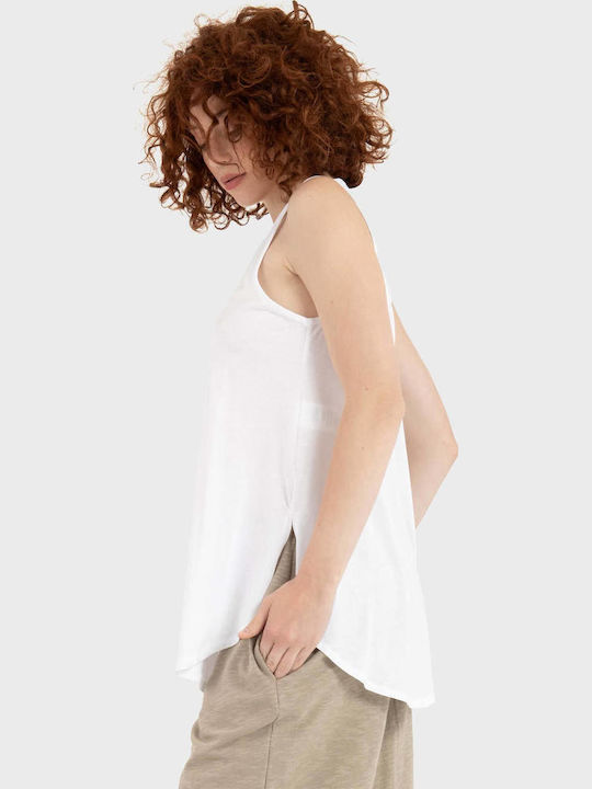 Women's Cotton Sleeveless Top White