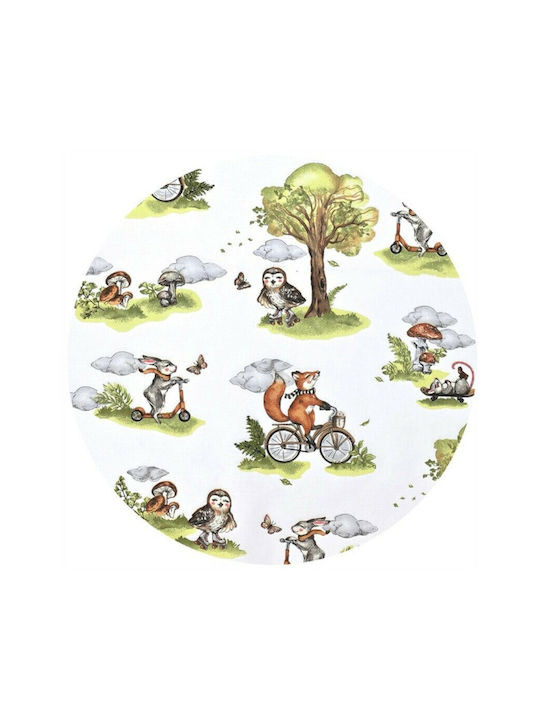 Qmini Pătură Pepinieră Swaddling 100% Bumbac Multicolor 75x75 cm