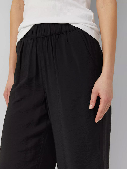 Damen Stoffhose Schwarz