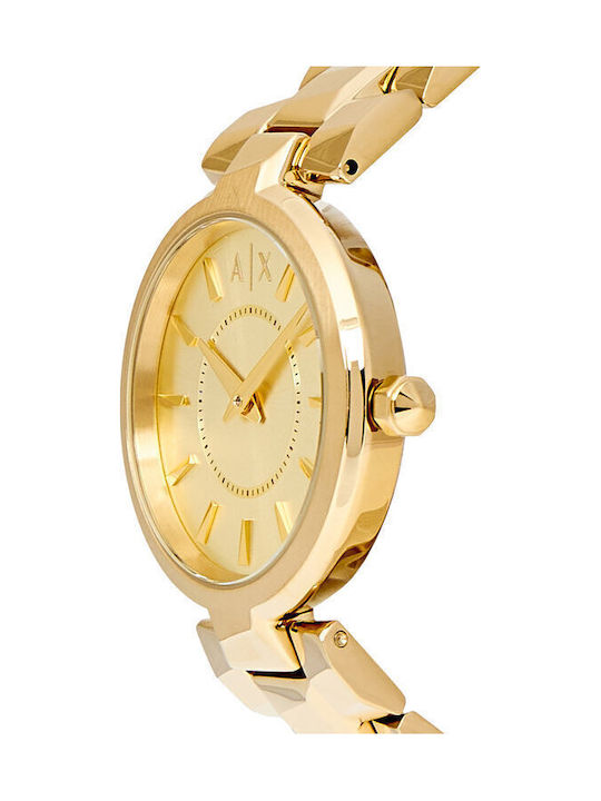Armani Exchange Womens Watch 34mm Battery Gold AudelleAX4407 Gold