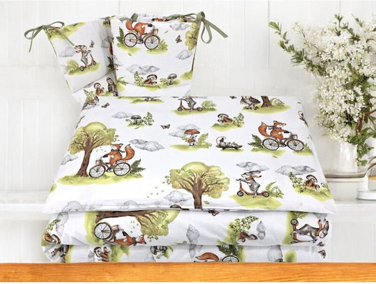 Qmini Set Pentru Patut Fox On Bikes 3 Bucăți