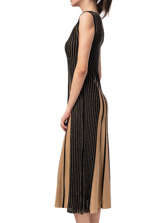 Midi Abendkleid Schwarz