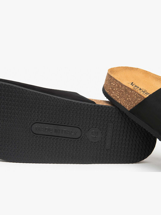 Leather Men's Sandals In Black Colour