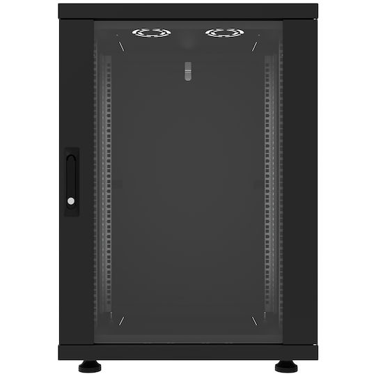Canovate Eco Floor Rack Cabinet 16U 60x100cm Black CSN-U-9-1660A