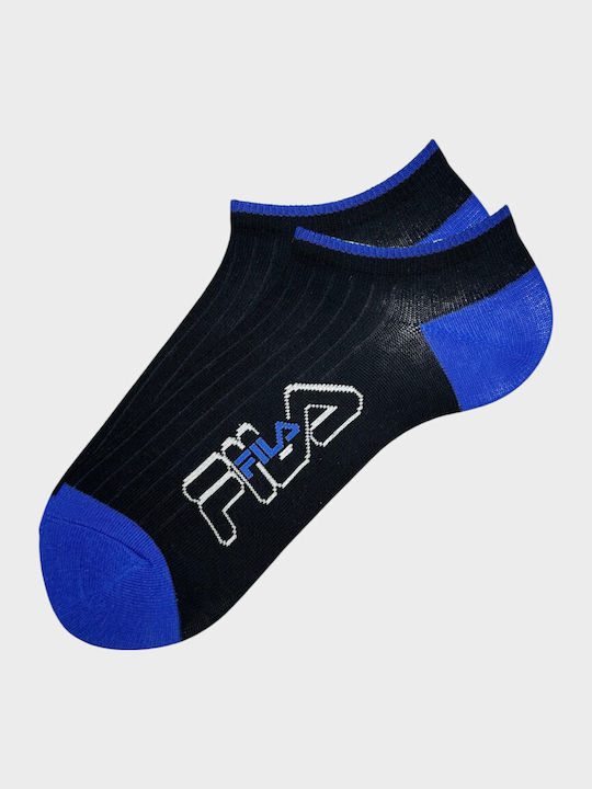FILA Детски Чорапи За Глезена Сини 3 Чифта