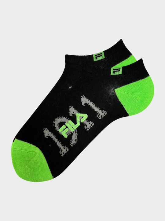 FILA Детски Чорапи За Глезена Черни 3 Чифта