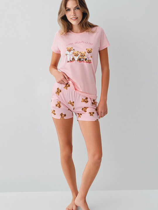 Roly Poly Sommerliches Damen-Schlafanzug-Set Rote