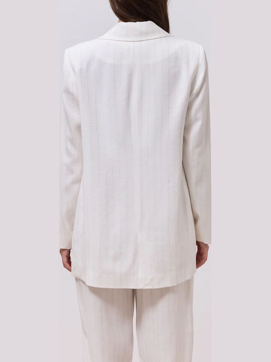 Enzzo Enzzo Damen Blazer Weiß