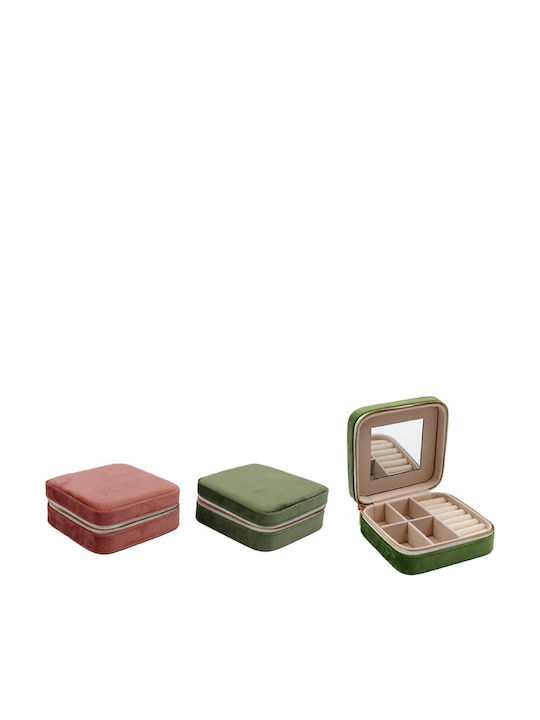 Velvet Travel Jewellery Box (Various Colors)