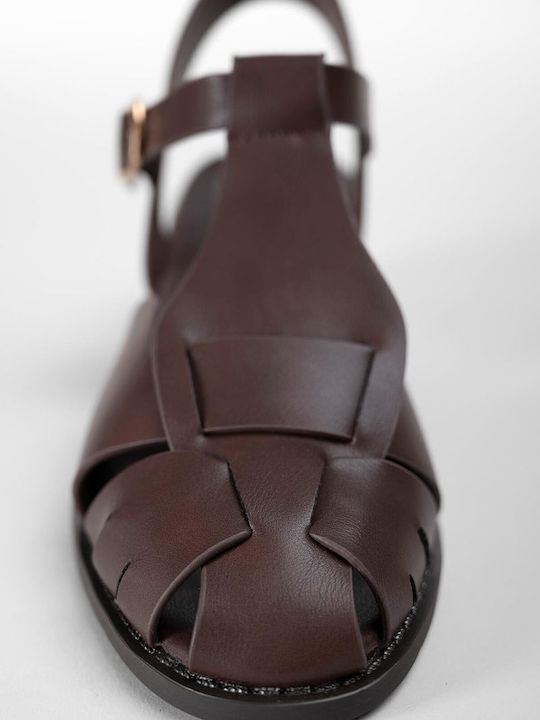 Damen Sandalen Braun