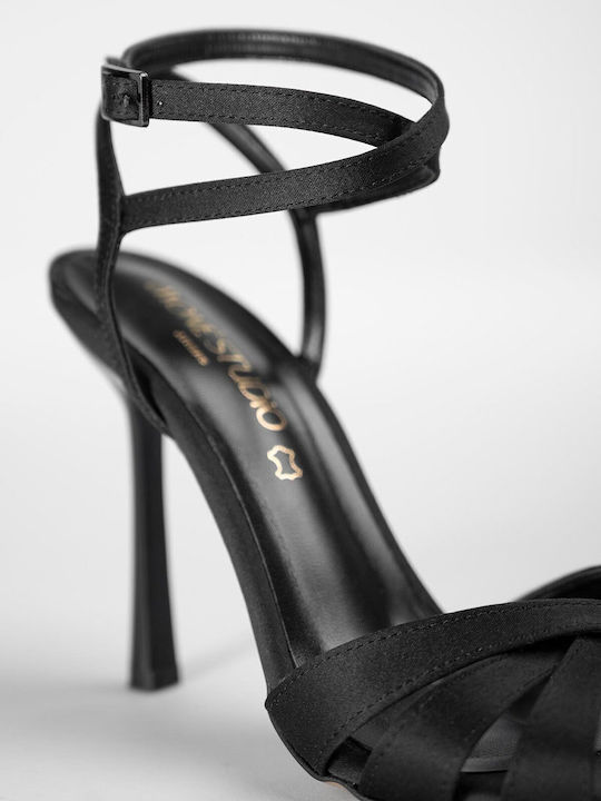 Fabric Women's Sandals Black