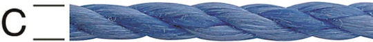 Polypropylene Rope Spiral Blue 6mm