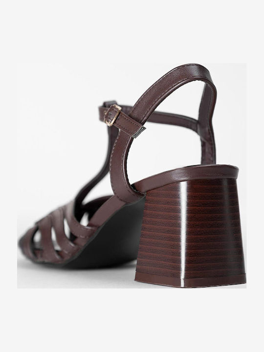 Damen Sandalen Braun