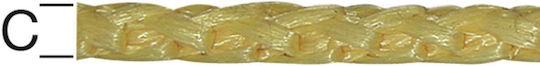 Polypropylen Geflochtenes Seil Gelb 4mm