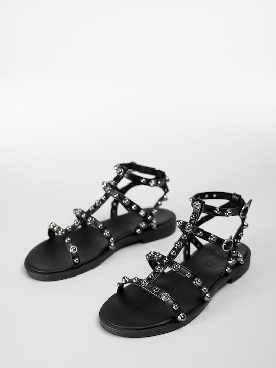 Women's Flat Sandals Gladiator Black