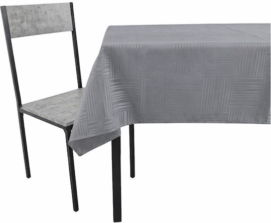 Ankor Τραπεζομάντηλο Αλέκιαστο Γκρι 140x220εκ.