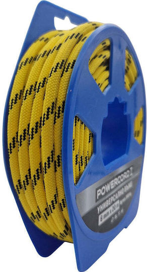 Universal Rope Powercord 6 Mm 20 M Yellow