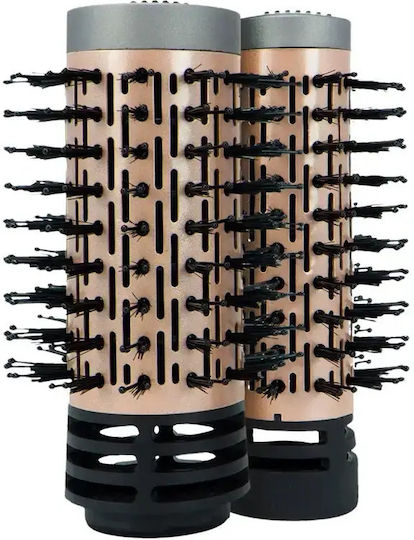 Jocca Ceramic Electric Hair Brush with Air and Rotating Head for Hair Straightening and Curls