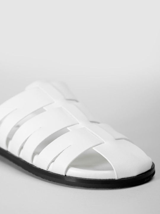 Sandale Casual Damă Albe