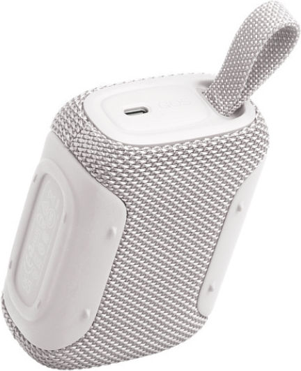 JBL Go 5 Waterproof Bluetooth Speaker 4.8W with Battery Life up to 10 Hours White