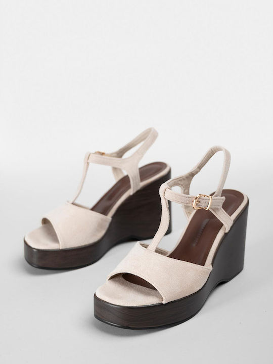 Summer Women's Platforms Beige