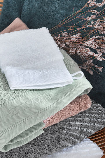 Nydel Paris 21 X 15 Cm Biologisches Badeschuh Handschuh Extrem Weiche Dicke Organische Baumwolle 700 G/m² Nd3372360 Weiß