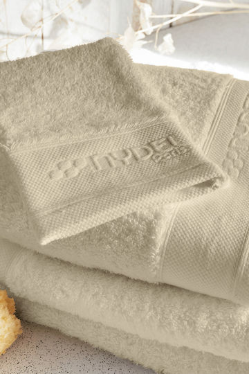 Nydel Paris 21 X 15 Cm Organic Bath Glove Extra Soft Thick Organic Cotton 700 G/m² Beige