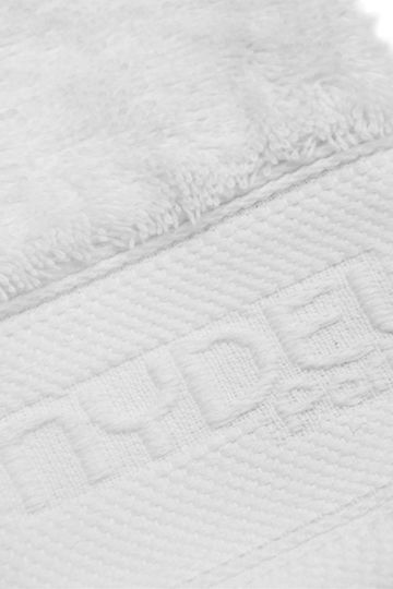 Nydel Paris 21 X 15 Cm Biologisches Badeschuh Handschuh Extrem Weiche Dicke Organische Baumwolle 700 G/m² Nd3372360 Weiß