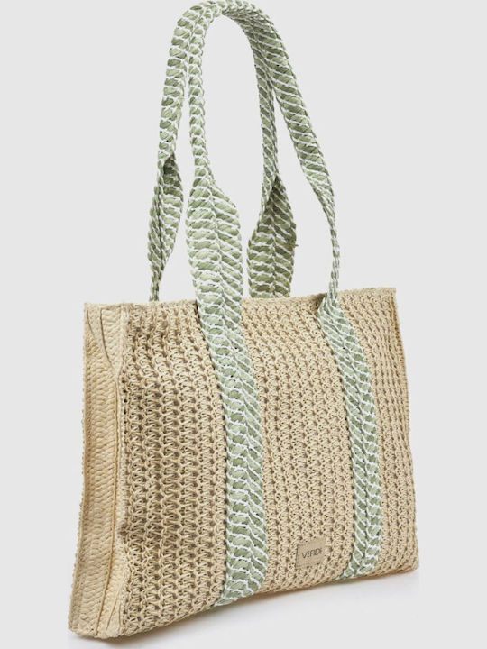 Verde Geantă De Plajă Din Material Textil Verde