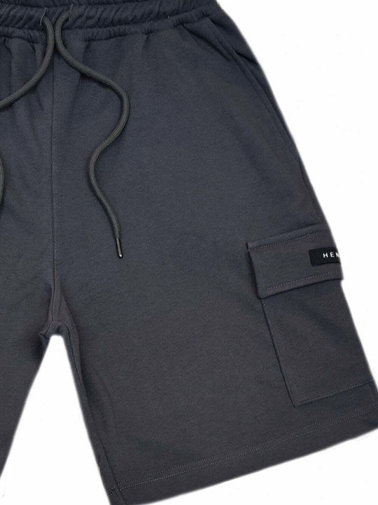 Men's Cargo Bermuda Shorts Dark Gray