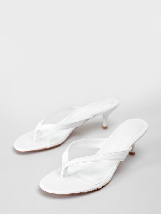 Fabric Women's Sandals White