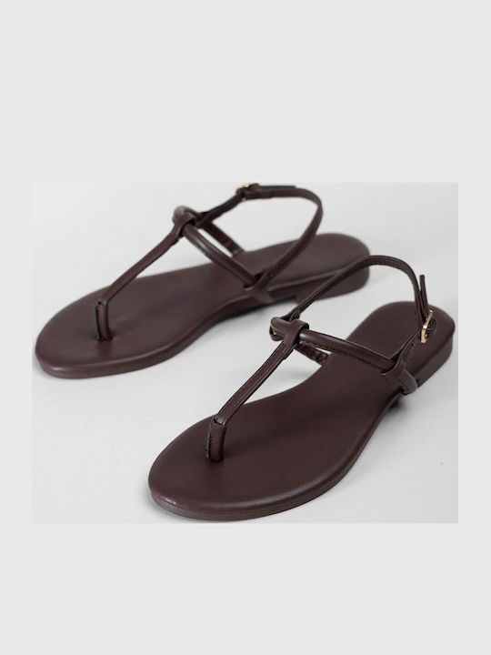 Women's Flat Sandals Brown