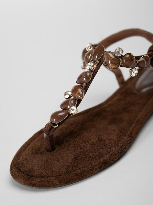 Women's Flat Sandals Brown