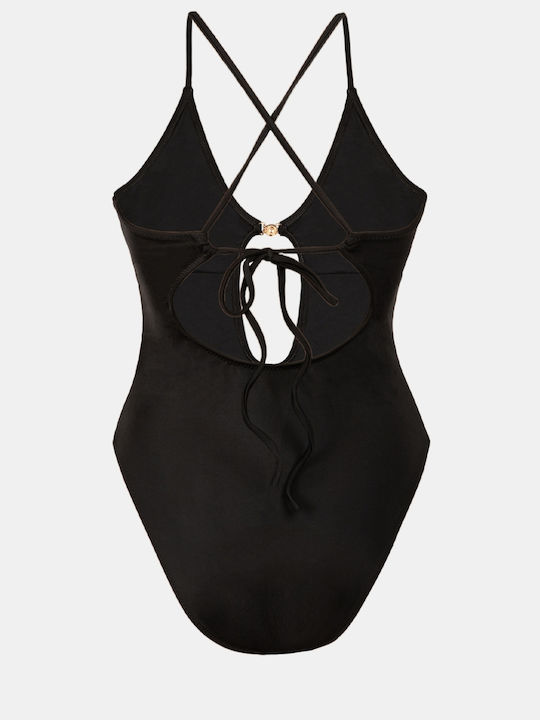 Black One Piece Swimsuit