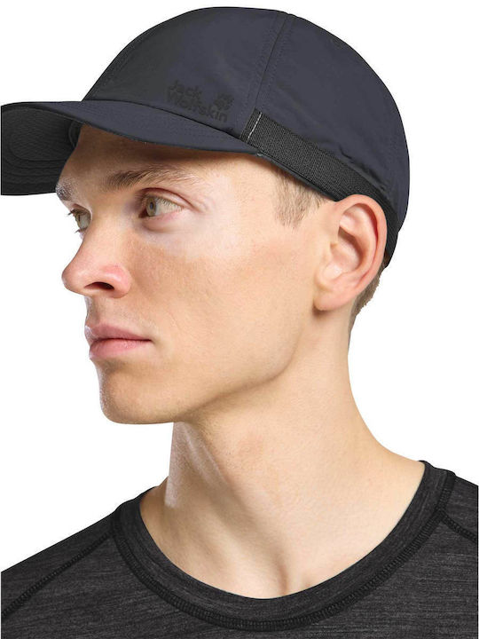 Jack Wolfskin Спортна Шапка С Каишка Черна Унисекс