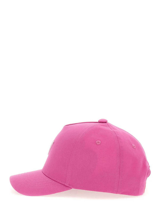 Guess Kids' Fabric Jockey Hat Fuchsia