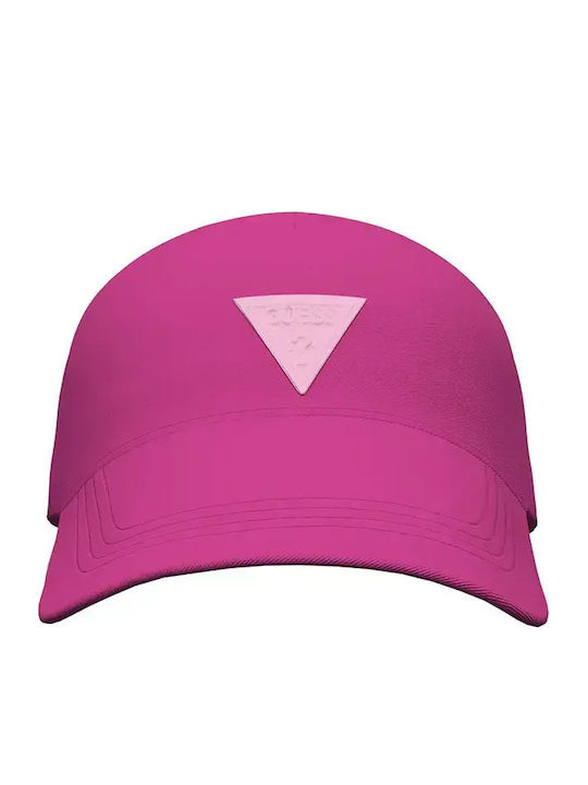 Guess Kids' Fabric Jockey Hat Fuchsia
