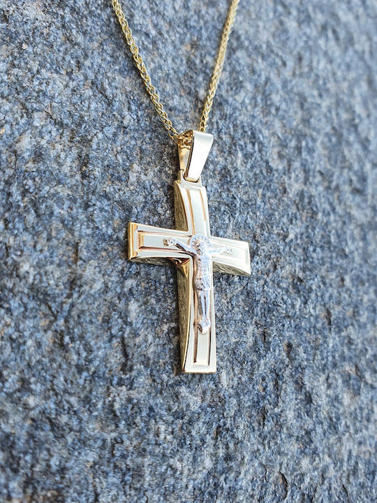 Papadopoulos Gold Χρυσός Σταυρός 14Κ