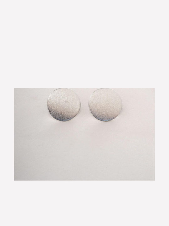 Late Again Stud Earrings Made of Steel