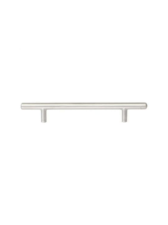 X-IT Furniture Handle Made of Metallic in Silver Colour with Hole Centers 96mm