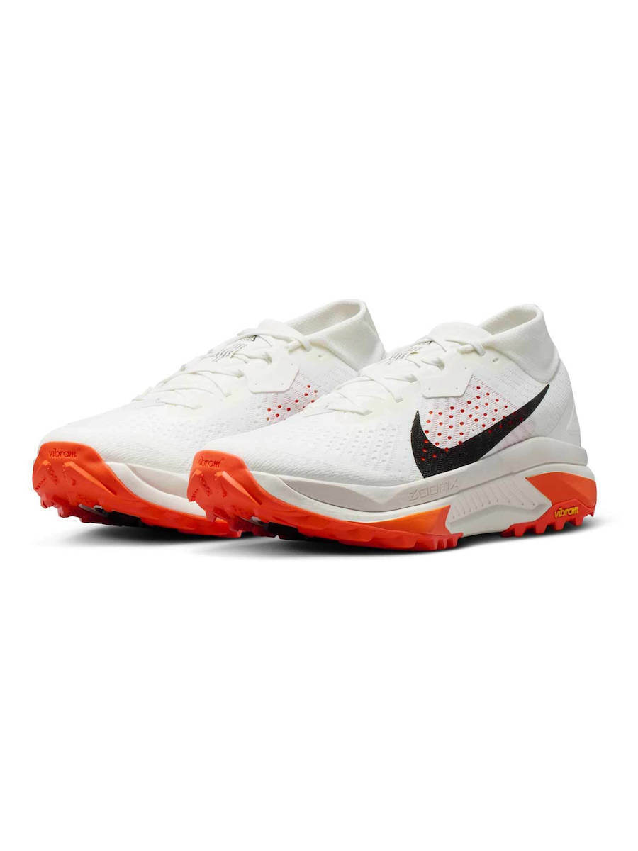 Nike Air Zoom ホワイト/オレンジ Nike ACG Zegama HV8113-103 Men's Trail Running Sport Shoes Summit