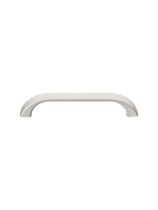 X-IT Mâner Pentru Mobilier Din Metal În Culoare Argintie Cu Centrele Găurilor 96mm