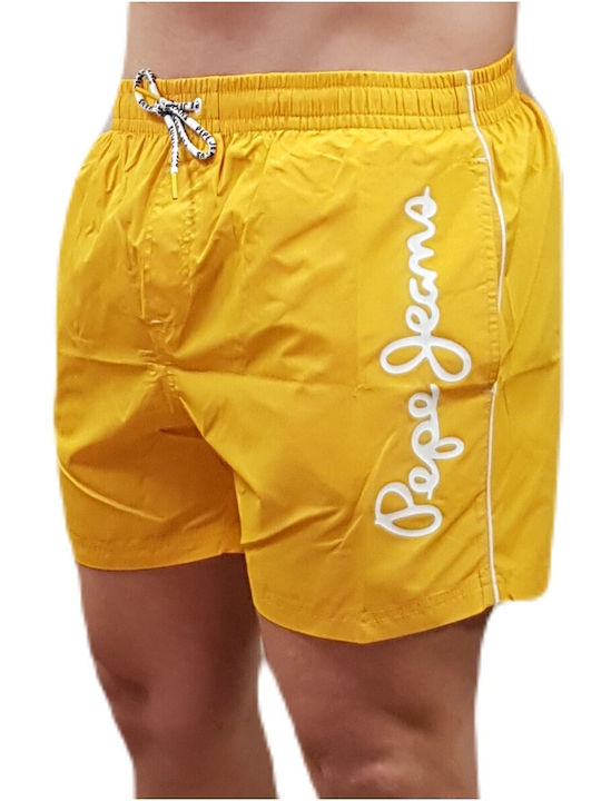 M Logo Men's Swimwear Shorts Yellow