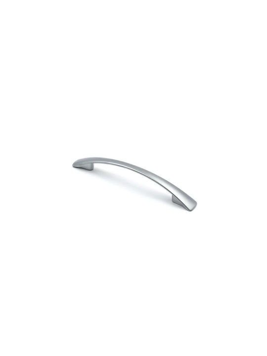 X-IT Λαβή Επίπλου από Μέταλλο Matte Chrome με Απόσταση Κέντρων 96mm