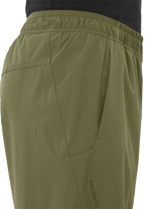 Salomon Wayfarer Wayfarer Men's Short Hiking Pant Khaki