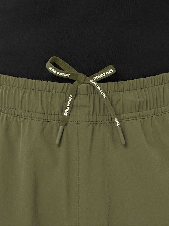 Salomon Wayfarer Wayfarer Men's Short Hiking Pant Khaki