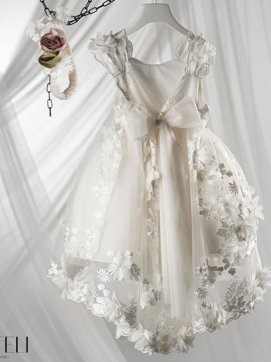 Vinteli Ecru Baptism Dress Exc6501