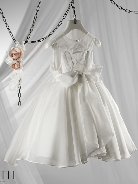 Vinteli White Baptism Dress