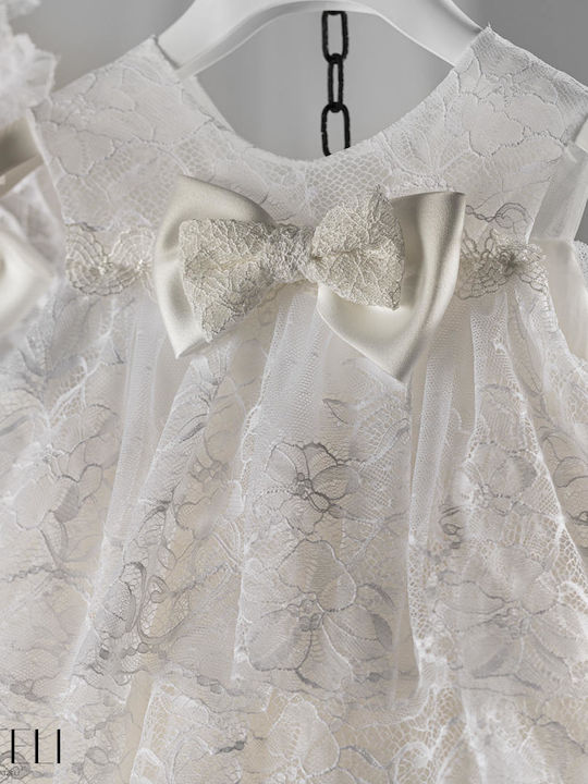 Vinteli White Baptism Dress
