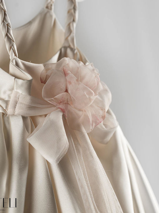 Vinteli Ecru Baptism Dress Exc6510